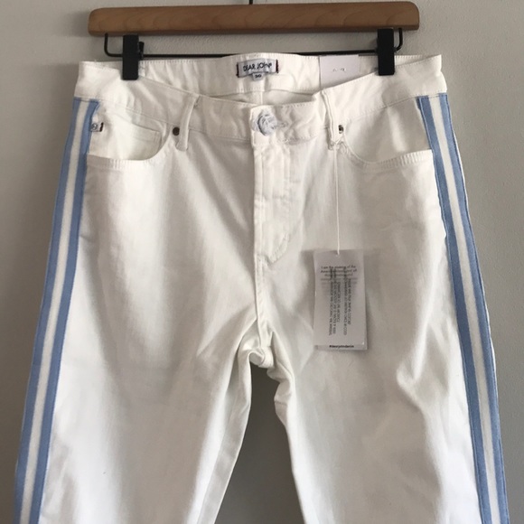 NWT Dear John Gisele High Rise White Skinny 30 - Picture 2 of 14